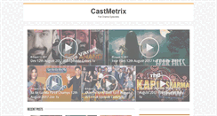 Desktop Screenshot of castmetrix.com